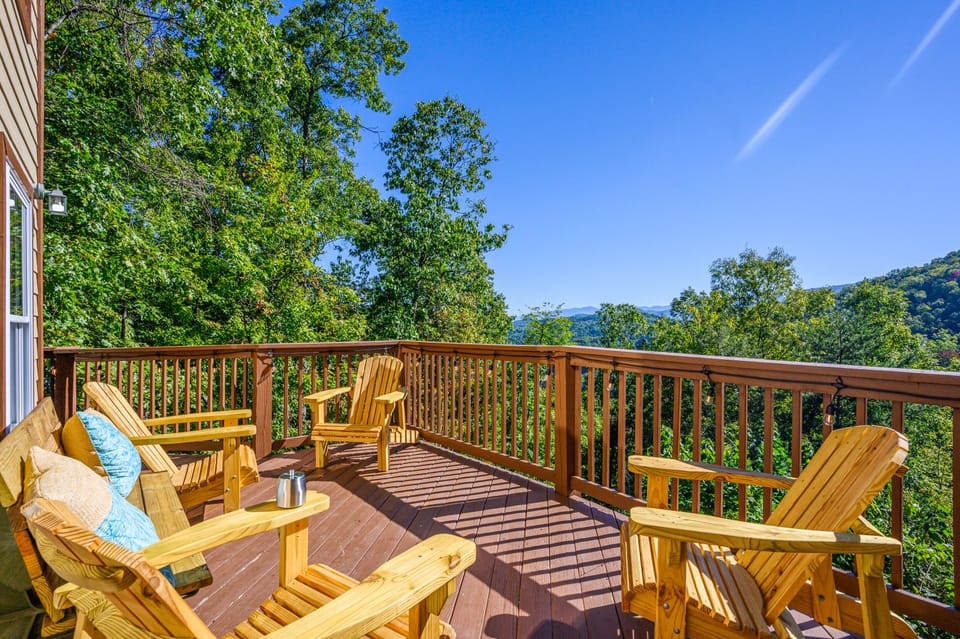 Sit back and relax with your morning coffee or star gaze with children.