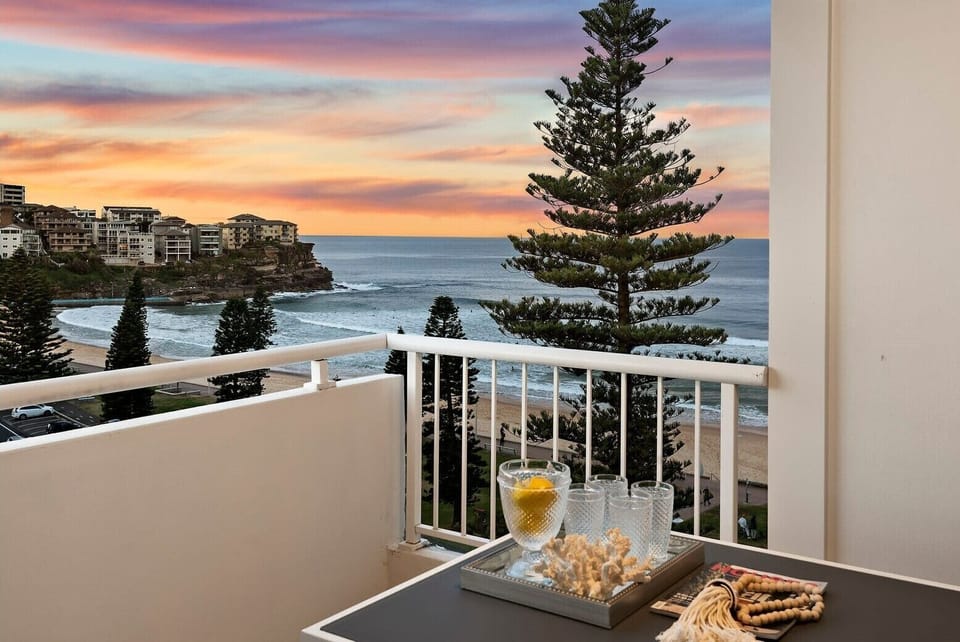 Balcony sunset