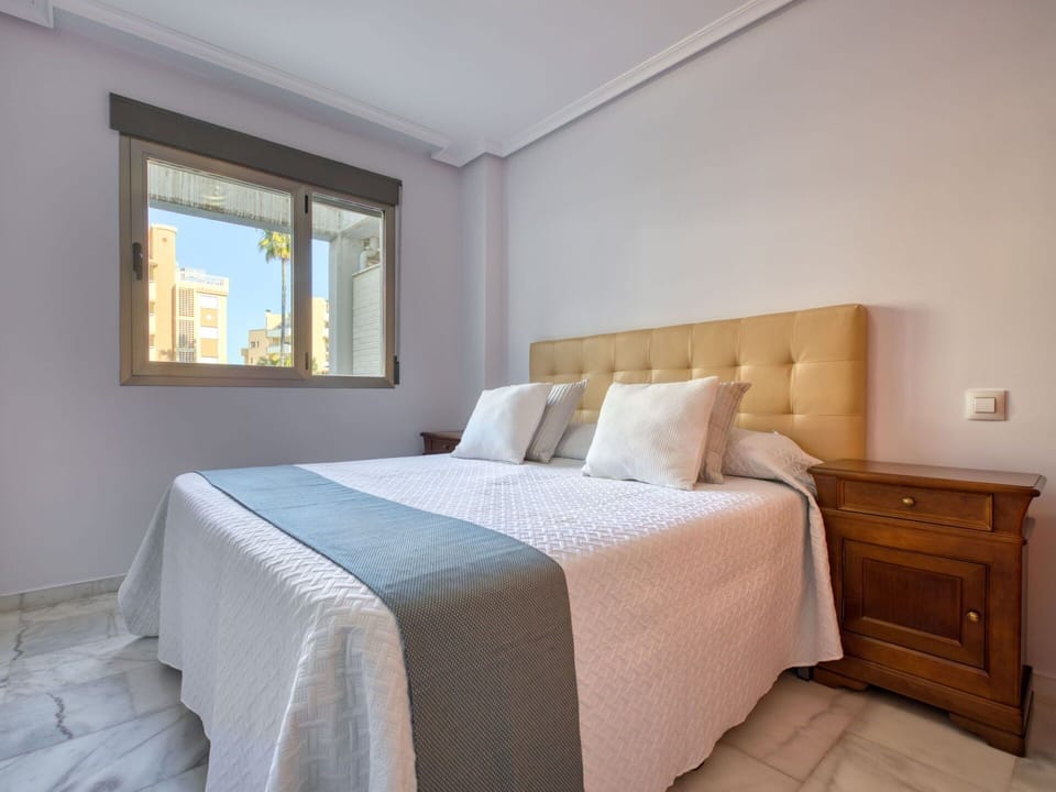 Furniture, Property, Window, Building, Comfort, Azure, Bed Frame, Wood, Shade, Bed Skirt