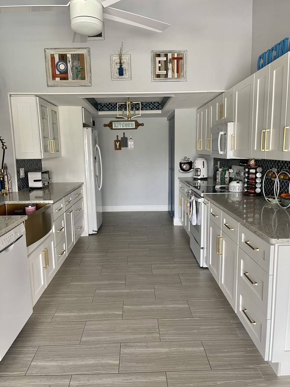 Spacious Galley Kitchen 