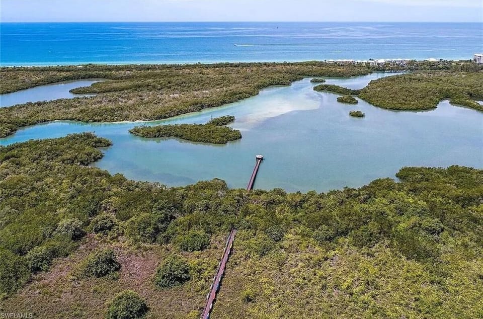 Aerial of Chickee hut