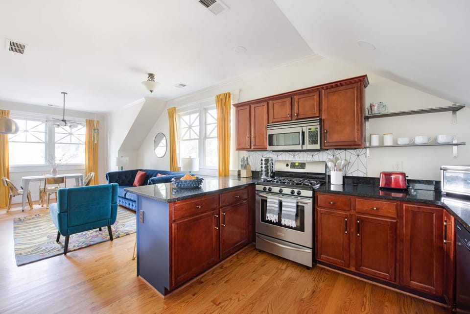 Kitchen & Living Room