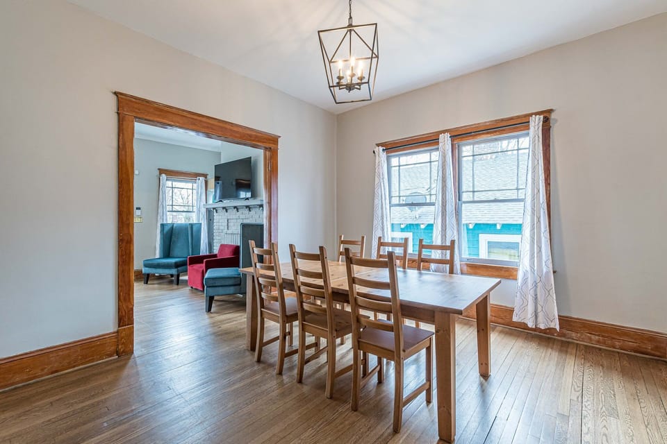 Make a meal and sit down together in the formal dining room