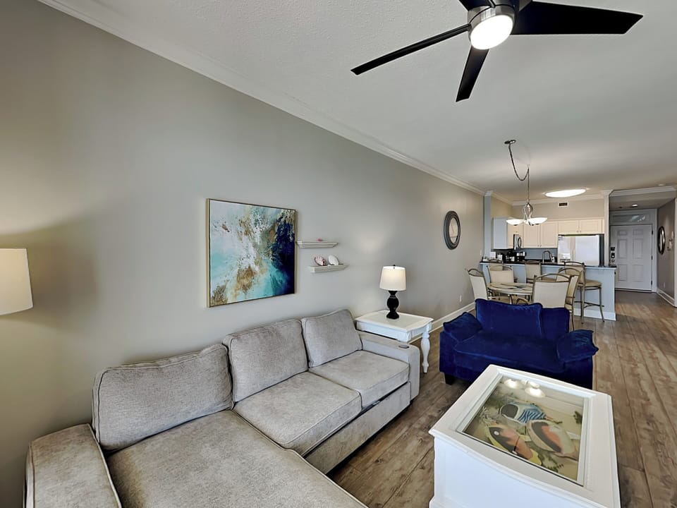 Living Area - Queen Sleeper Sofa