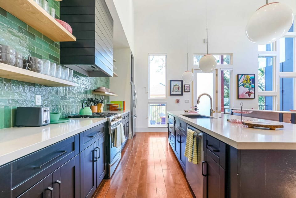 The kitchen.