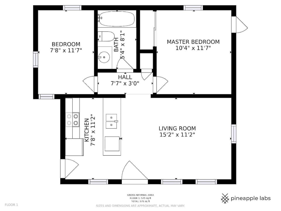 Floor Plan for all 3 Cabins