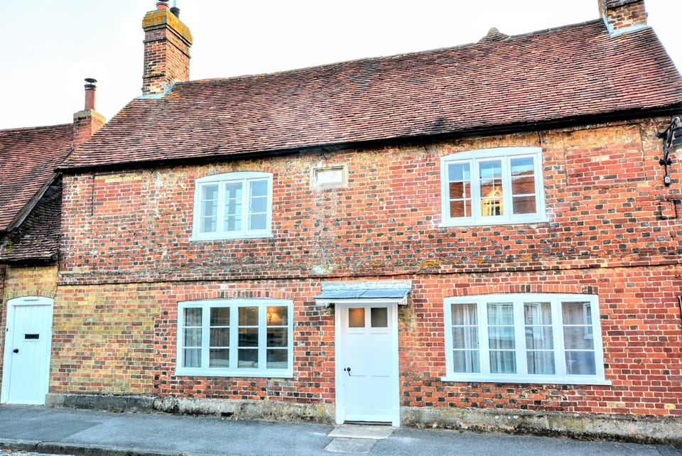 The front of the house on the quiet High Street.