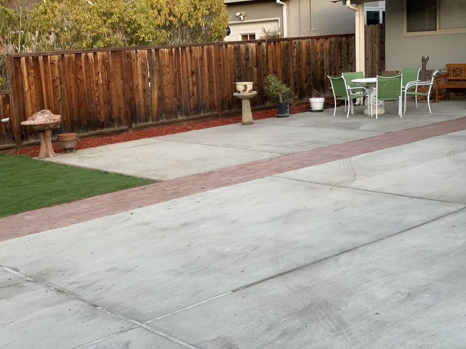 Plenty of sitting area outside 