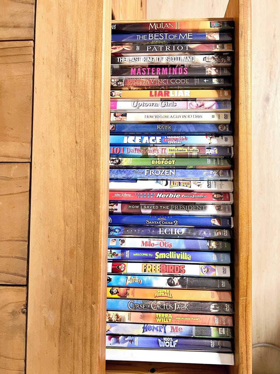 Tons of DVD's in Bunk Room
