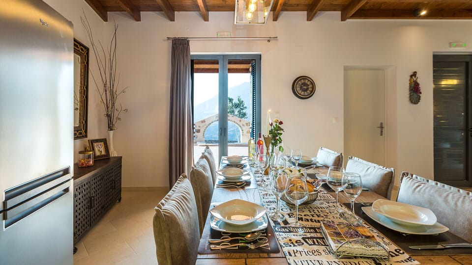 Indoor dining area