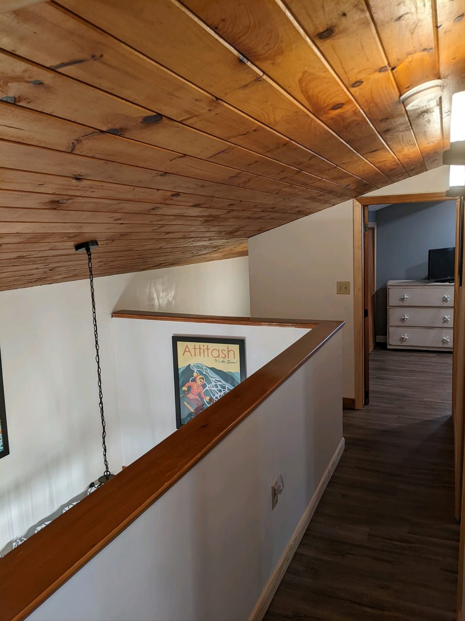Second-floor hallway