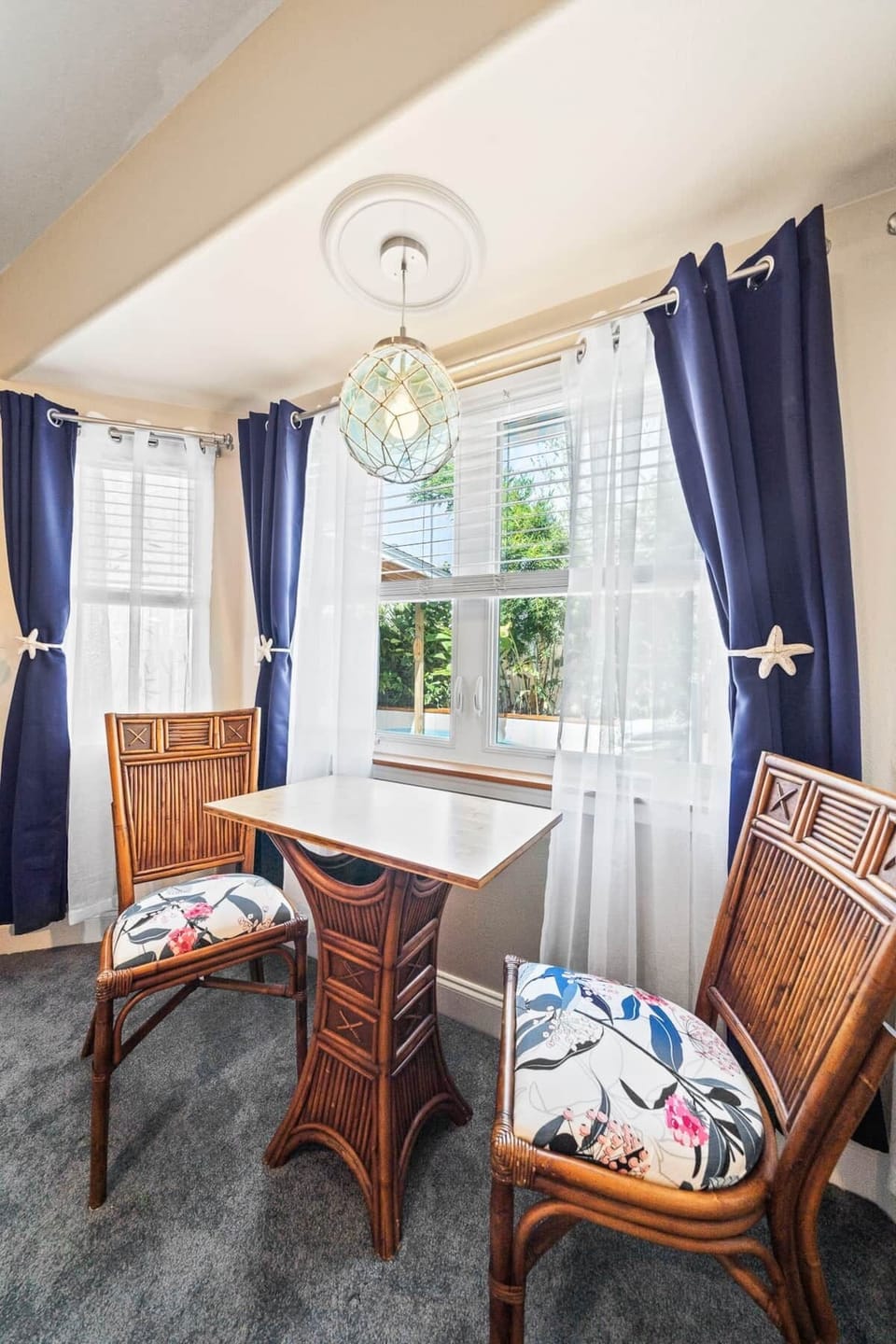 Bedroom Seating / Blackout Curtains. 