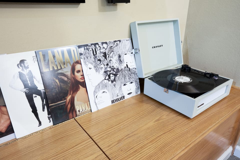 Put your records on.