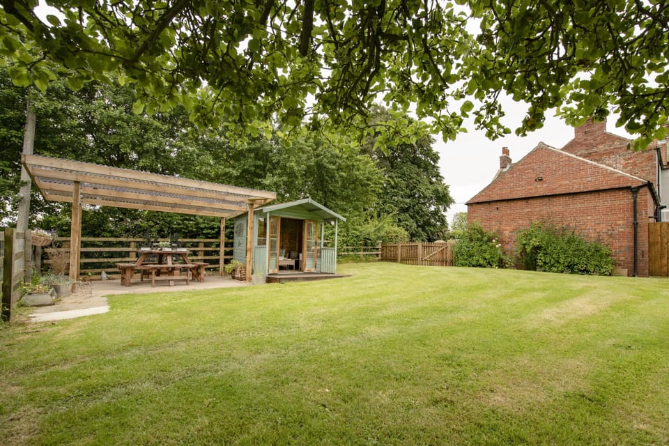 Lime Kiln Farm, near Malton: Apple tree orchard over-looking panoramic views