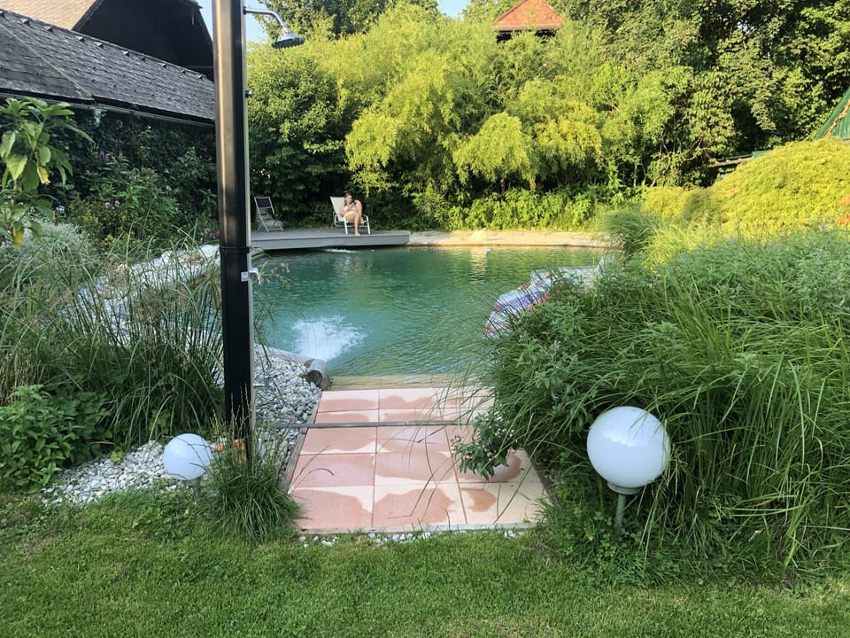 Badeteich in Betrieb von Mai bis September