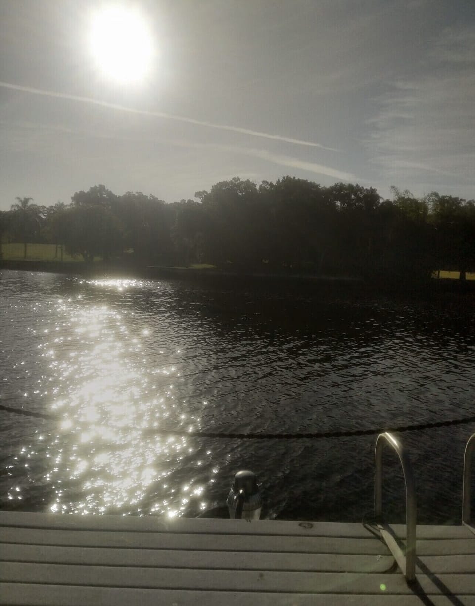 Off the dock