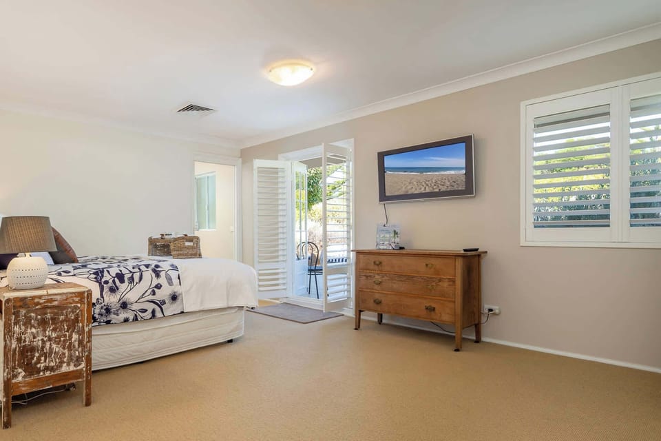 Bedroom 1 - upper level. Queen bed + ensuite bathroom
