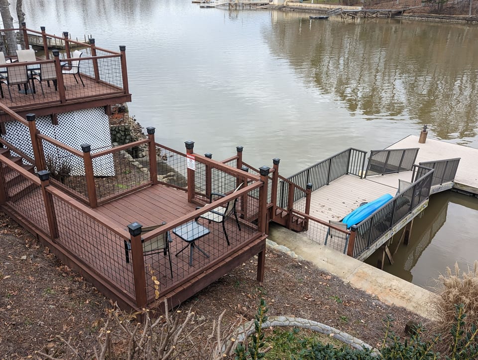Lakefront Boathouse Decks
