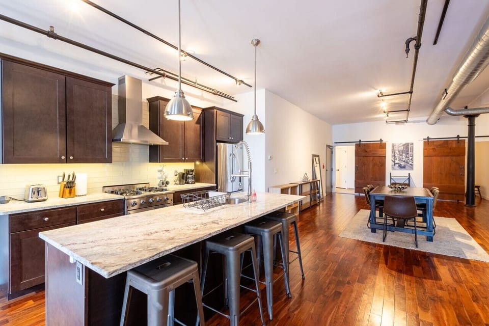 Kitchen detail featuring cabinetry and modern fixtures