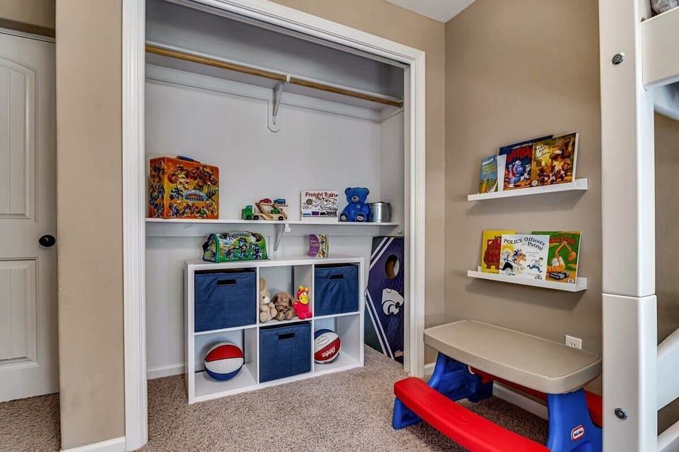 And even stocked with toys, sure to keep your kiddos happy!