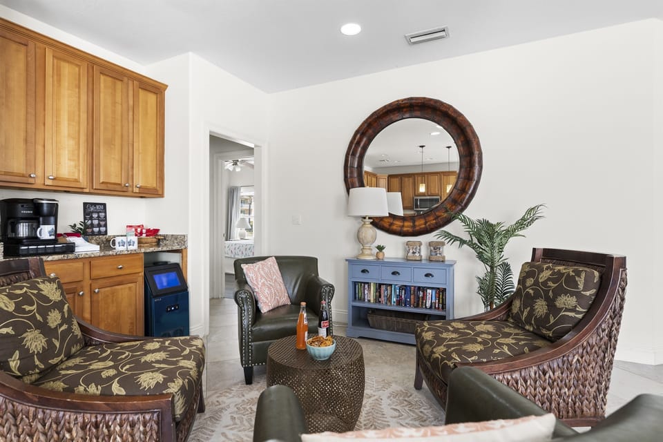 Open-concept living space
