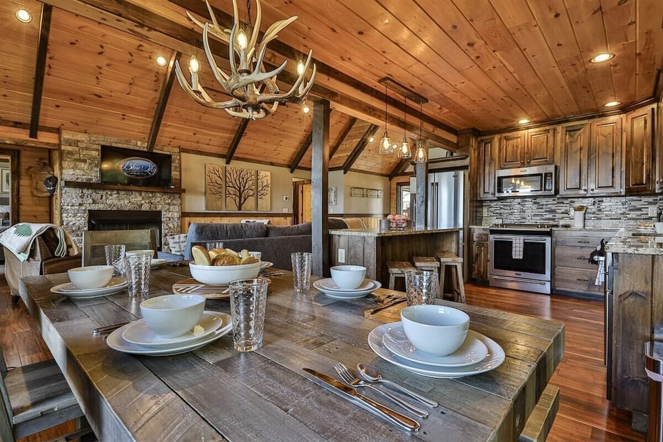 Large dining table