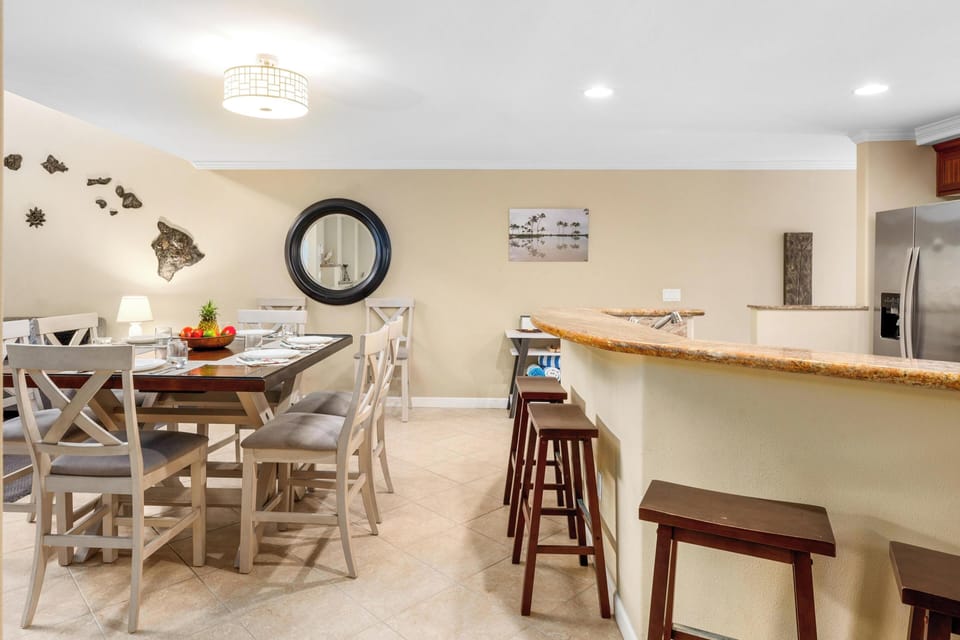 Granite breakfast bar
