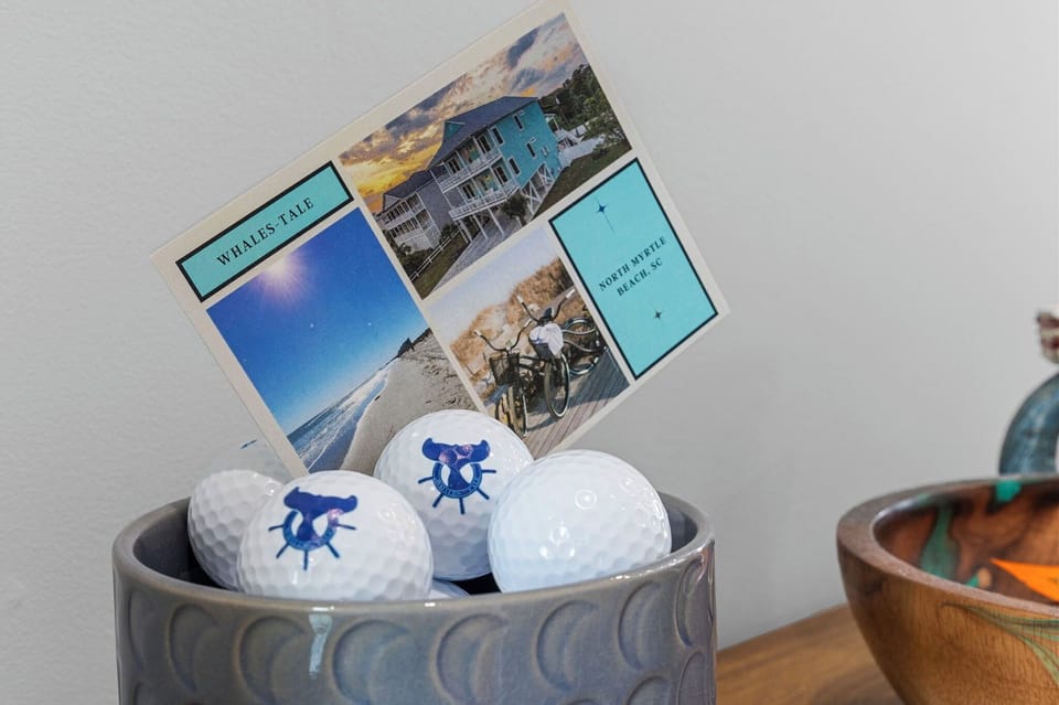 Get your golf on! Did you know we have over 90+ golf courses in the area, several of which are within 10-15 minutes of Whales-Tale. Contact us to get Tom's list of recommended golf courses.