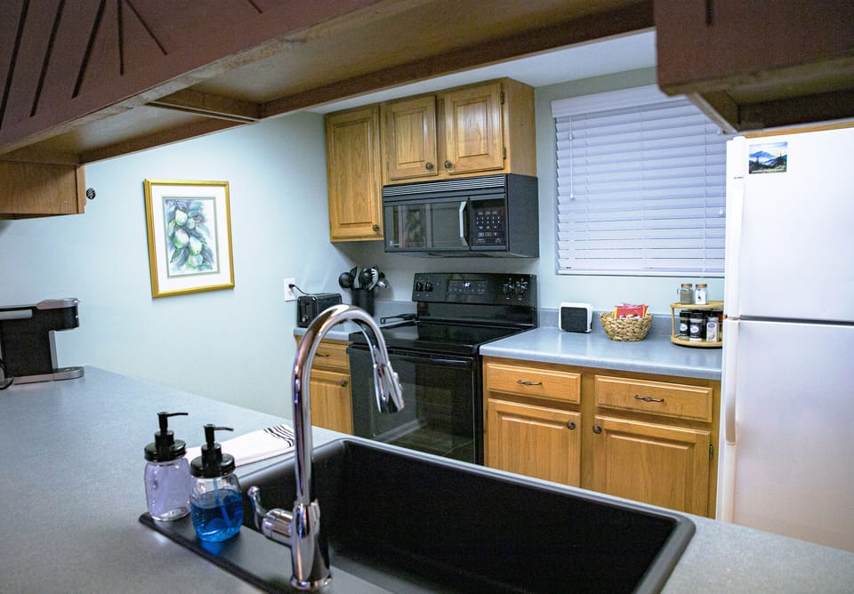 Oversized sink.