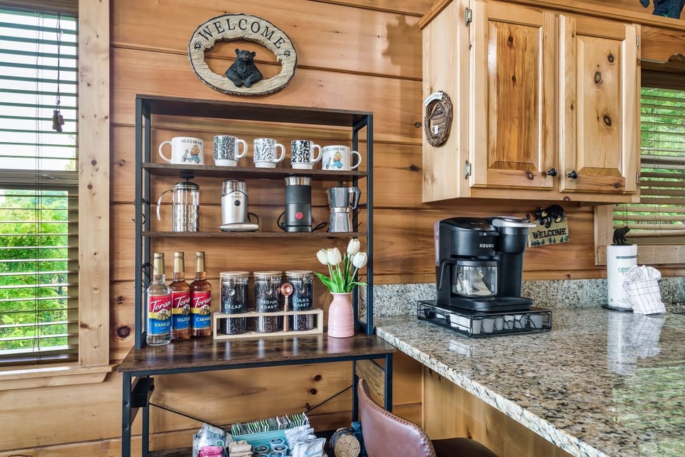 Start your morning by brewing the perfect cup of coffee. 
