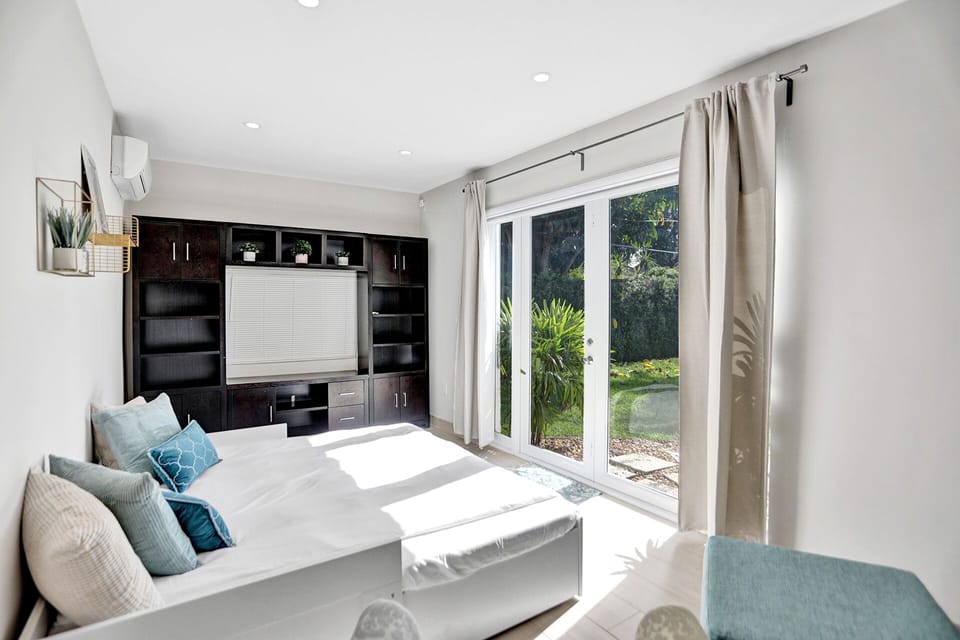 Fourth bedroom (detached from main house). Has twin / queen bed. No bathroom.