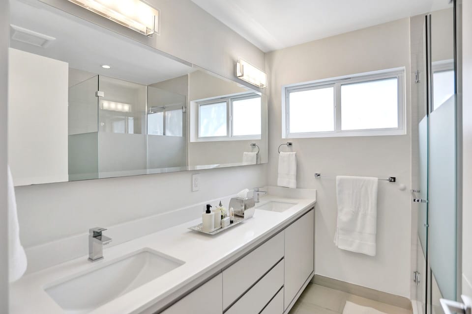 Full in-suite bathroom with shower - in master bedroom