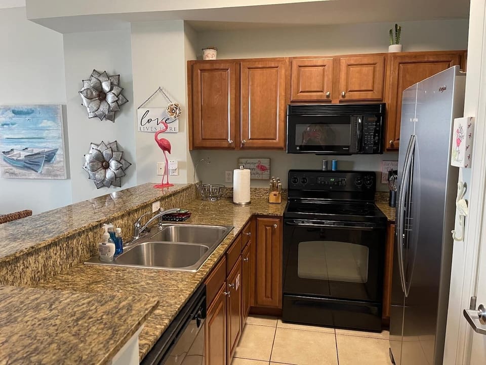 View into the kitchen