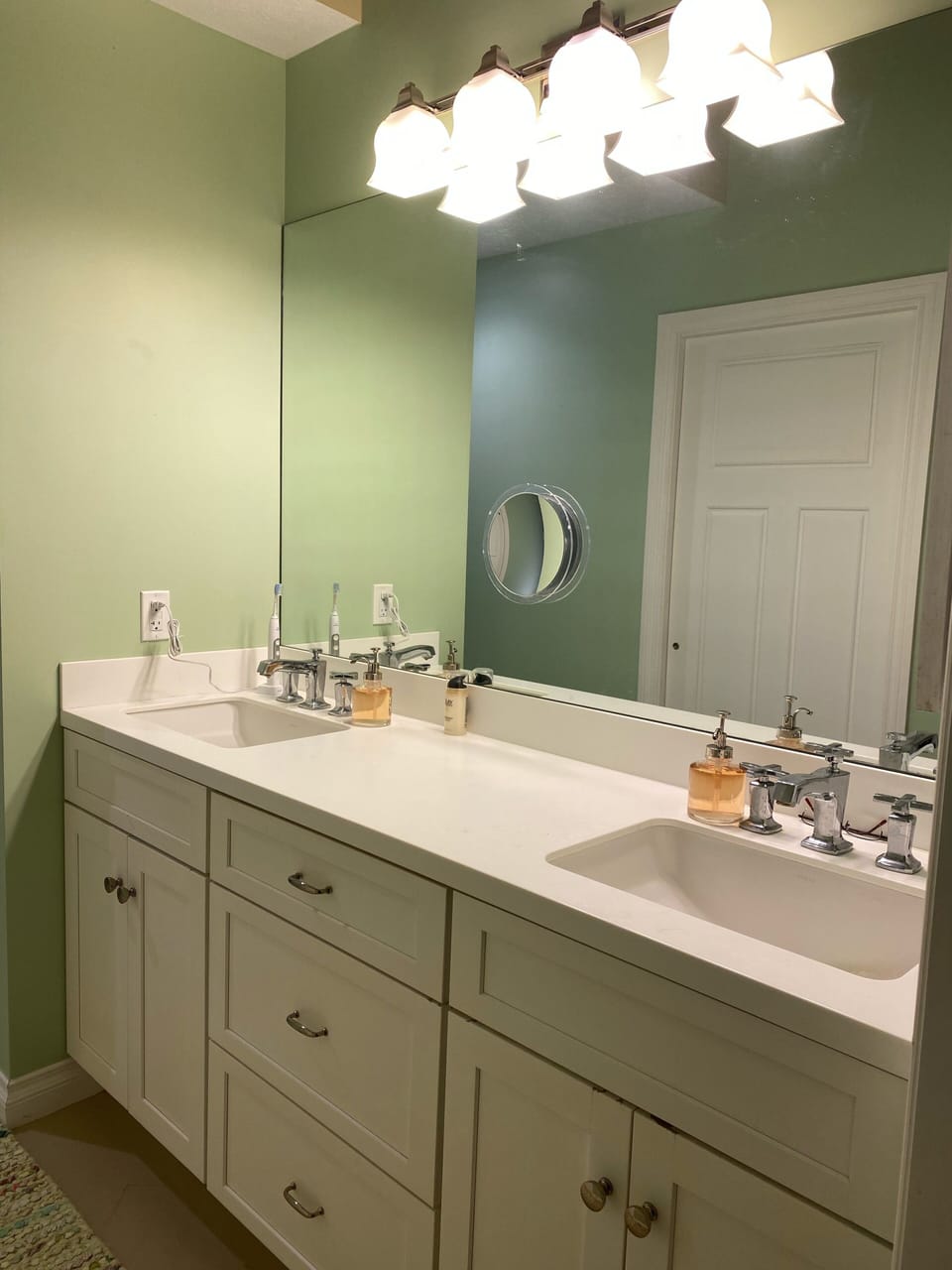 Sky level bathroom