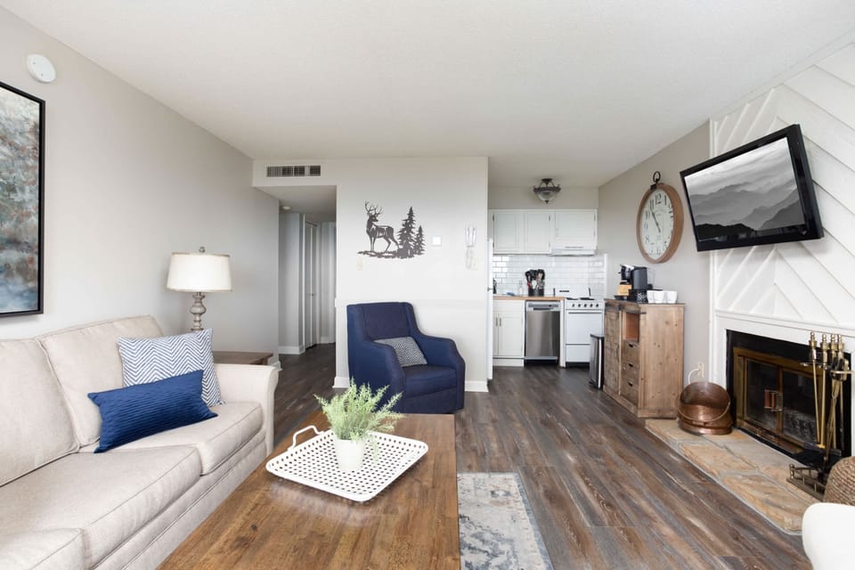 View Of Living Area And Kitchen!