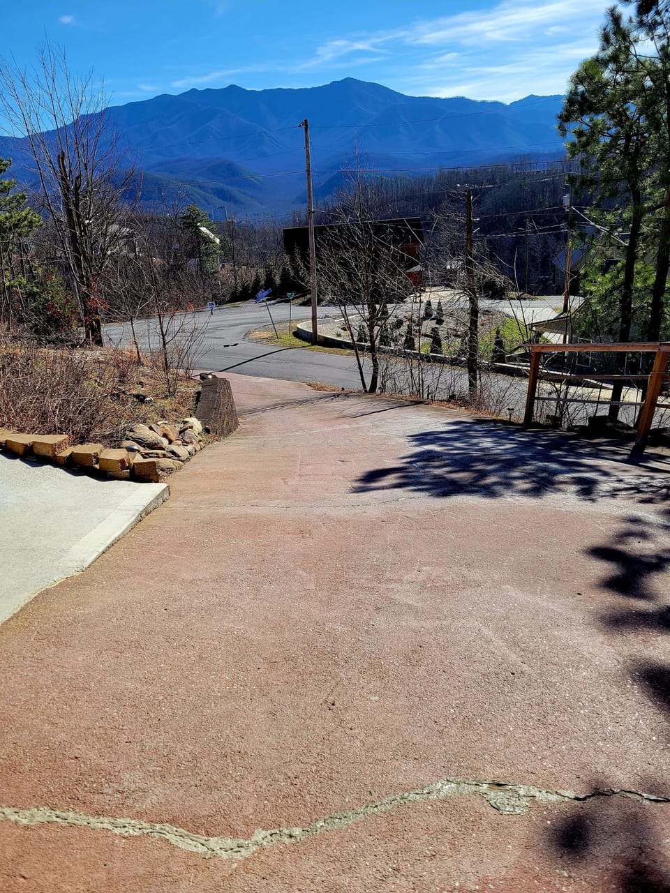 Driveway for the property. 
