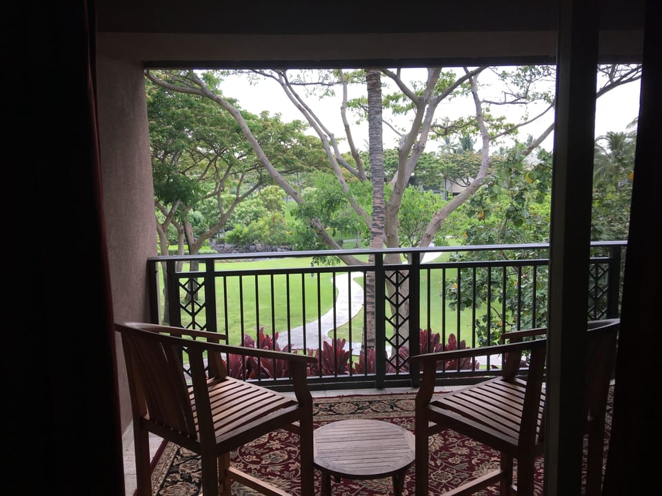 Master Bedroom up Stairs Lanai looking out