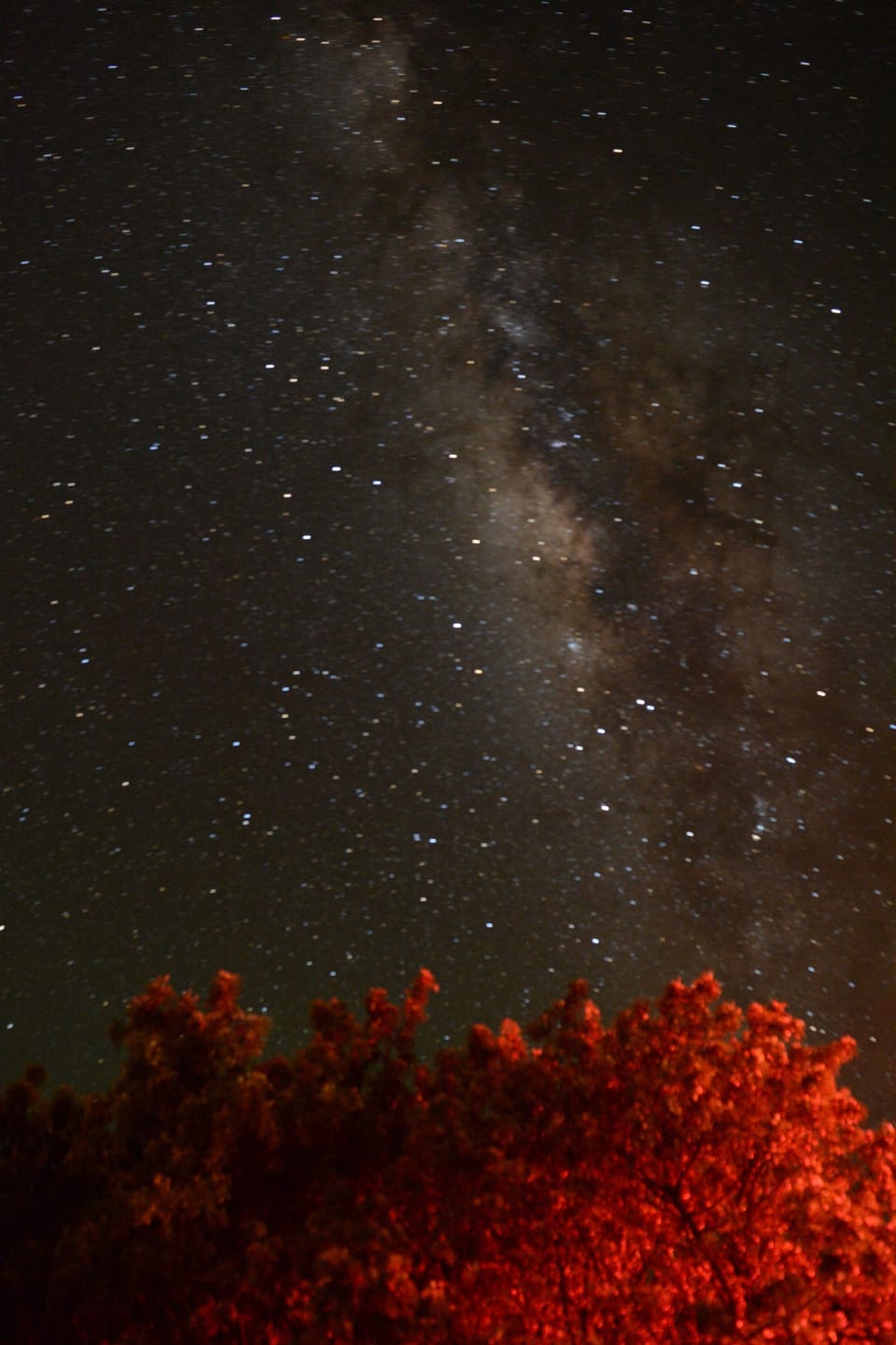 Milky Way up top Mauna Kea Visitors Center