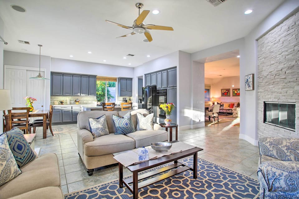 Living Room | Central Heating & A/C