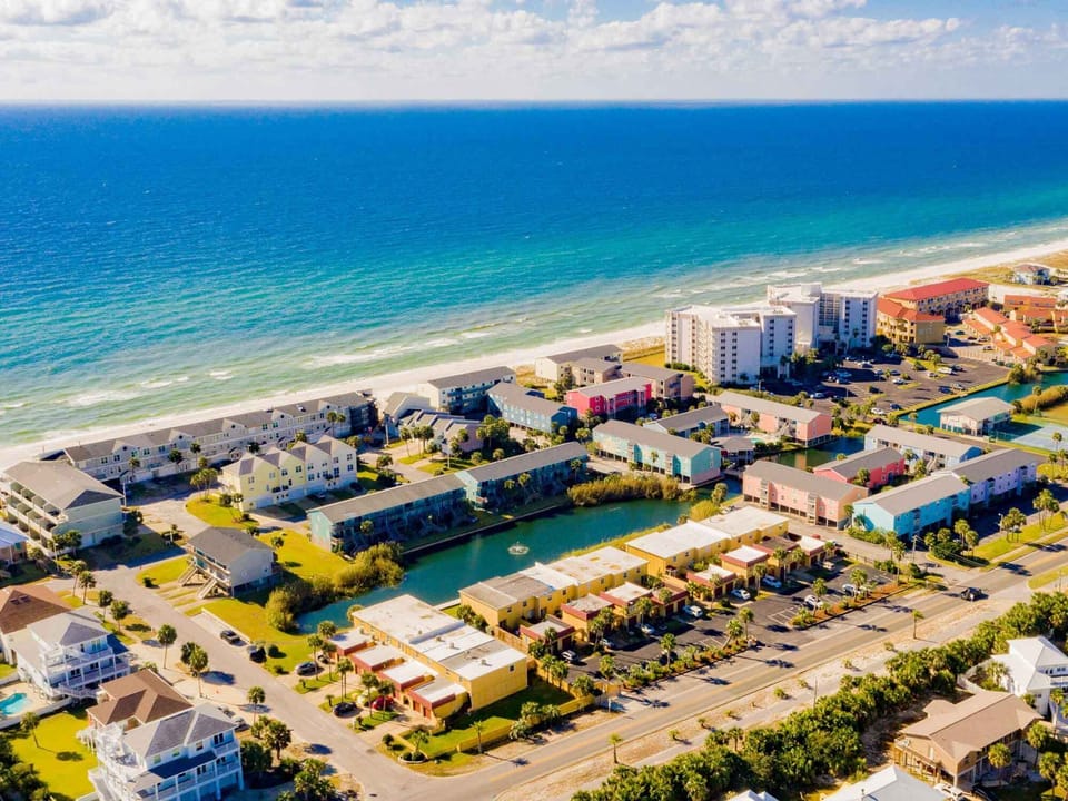 Aerial View of Lago Bonito Townhomes