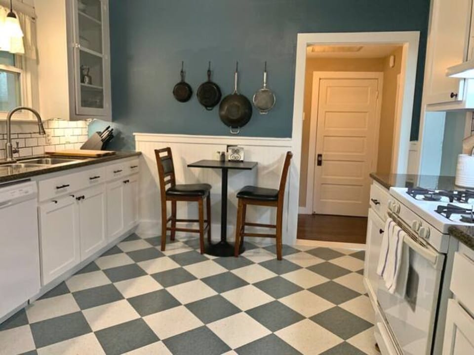 Sit Down at the Bistro Table, Enjoy a Snack, or Visit While Cooking Dinner