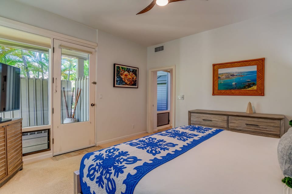 Small outdoor area accessible from the bedroom