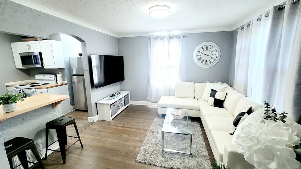 Open Concept Living Room and Kitchen area