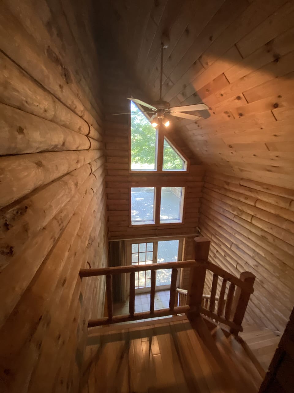Private Staircase to Jacuzzi Suite 