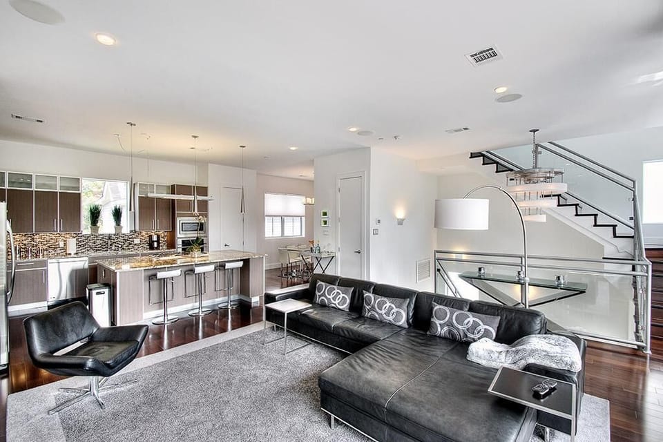 The living area has everything you need to relax.