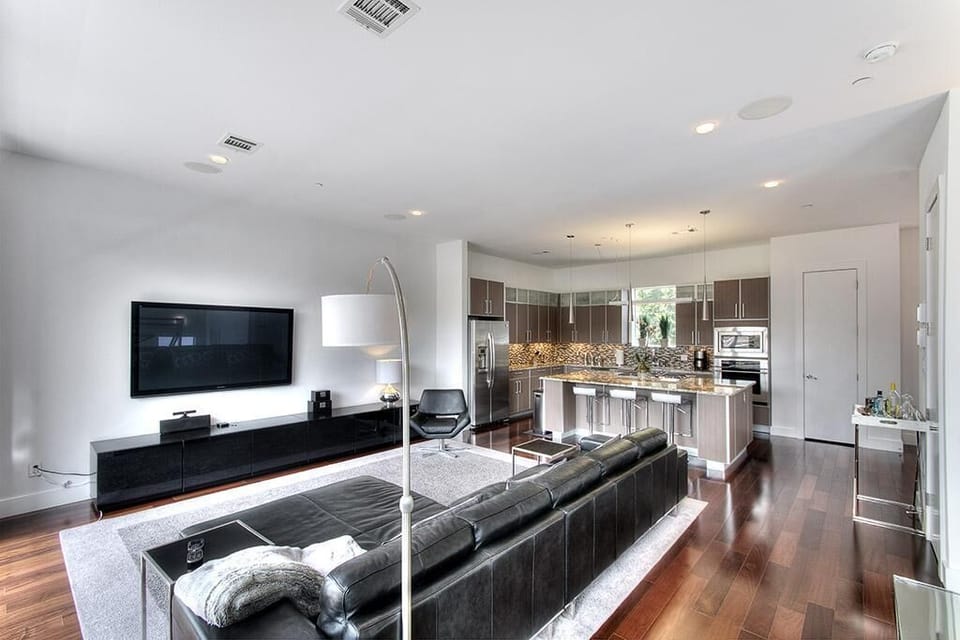 The place has a clean modern feel.