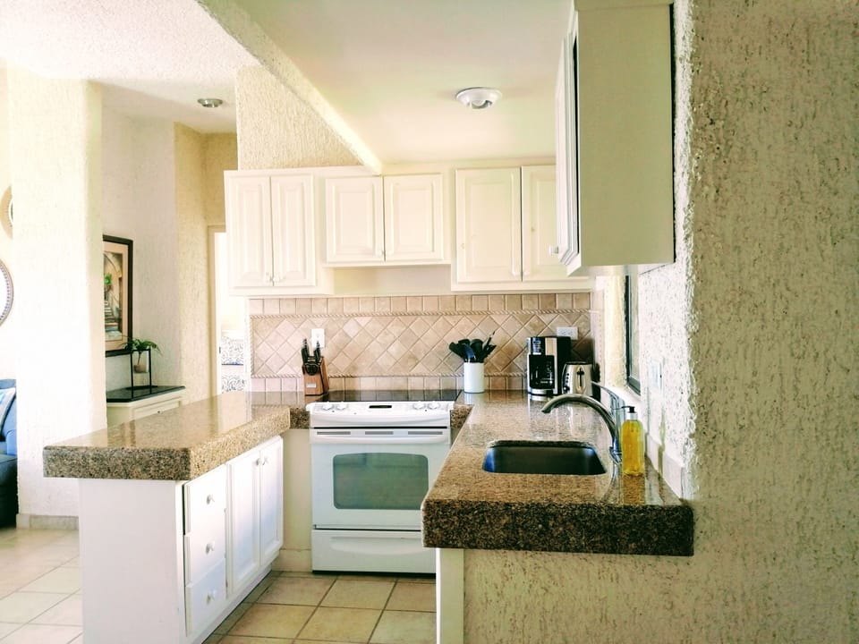 Bright kitchen stocked with everything you need!