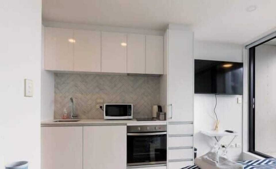 Compact kitchen with all you need.