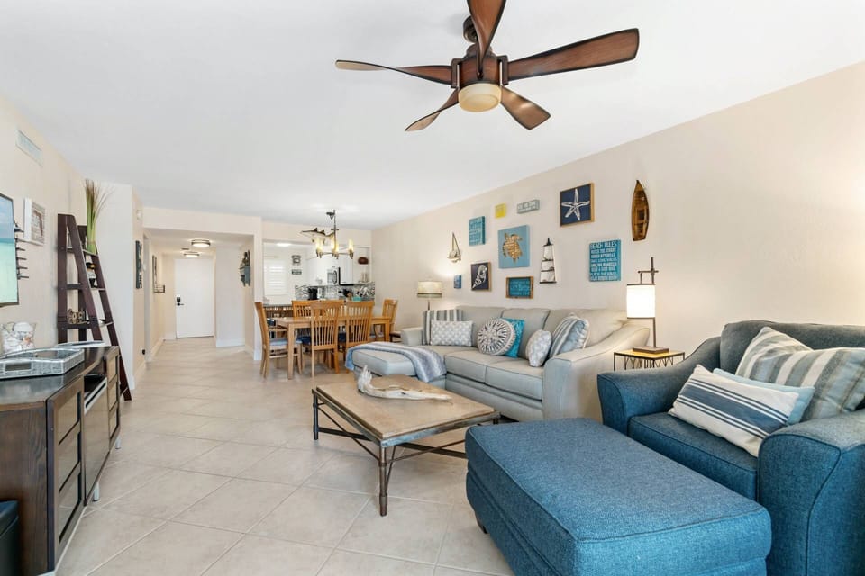 There's plenty of space to spread out and relax.