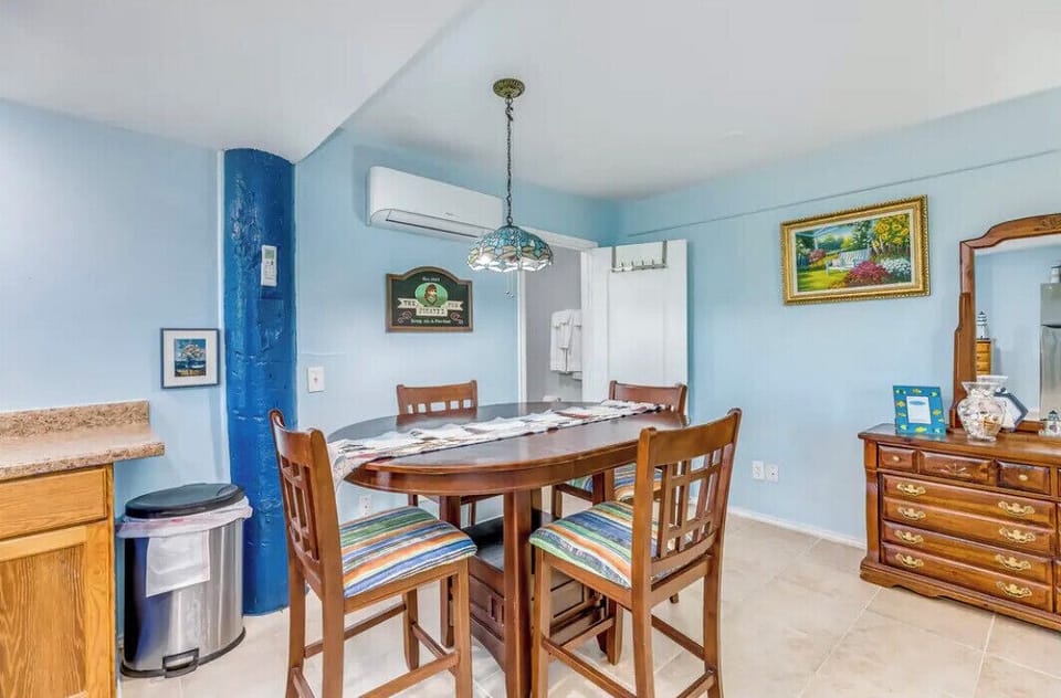 Dining table first floor.